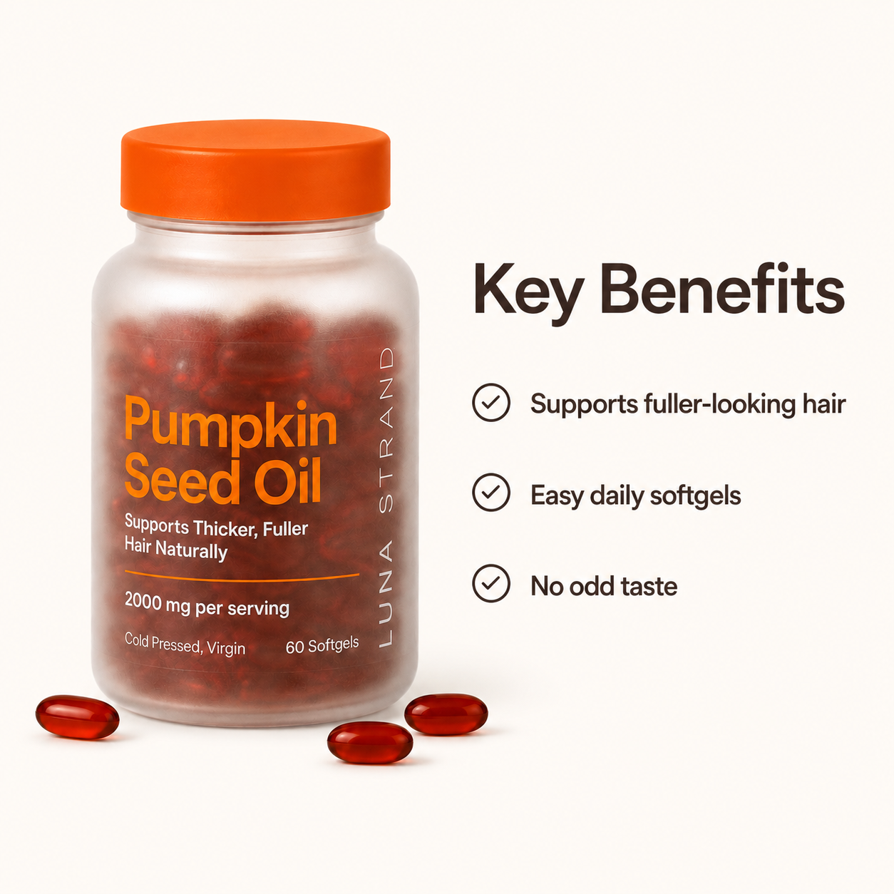 Pumpkin Seed Oil Softgel Capsules